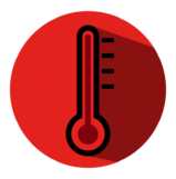 ícone de projeto de climatização flat design