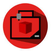 ícone de impressora 3d